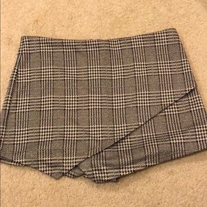 Plaid skort